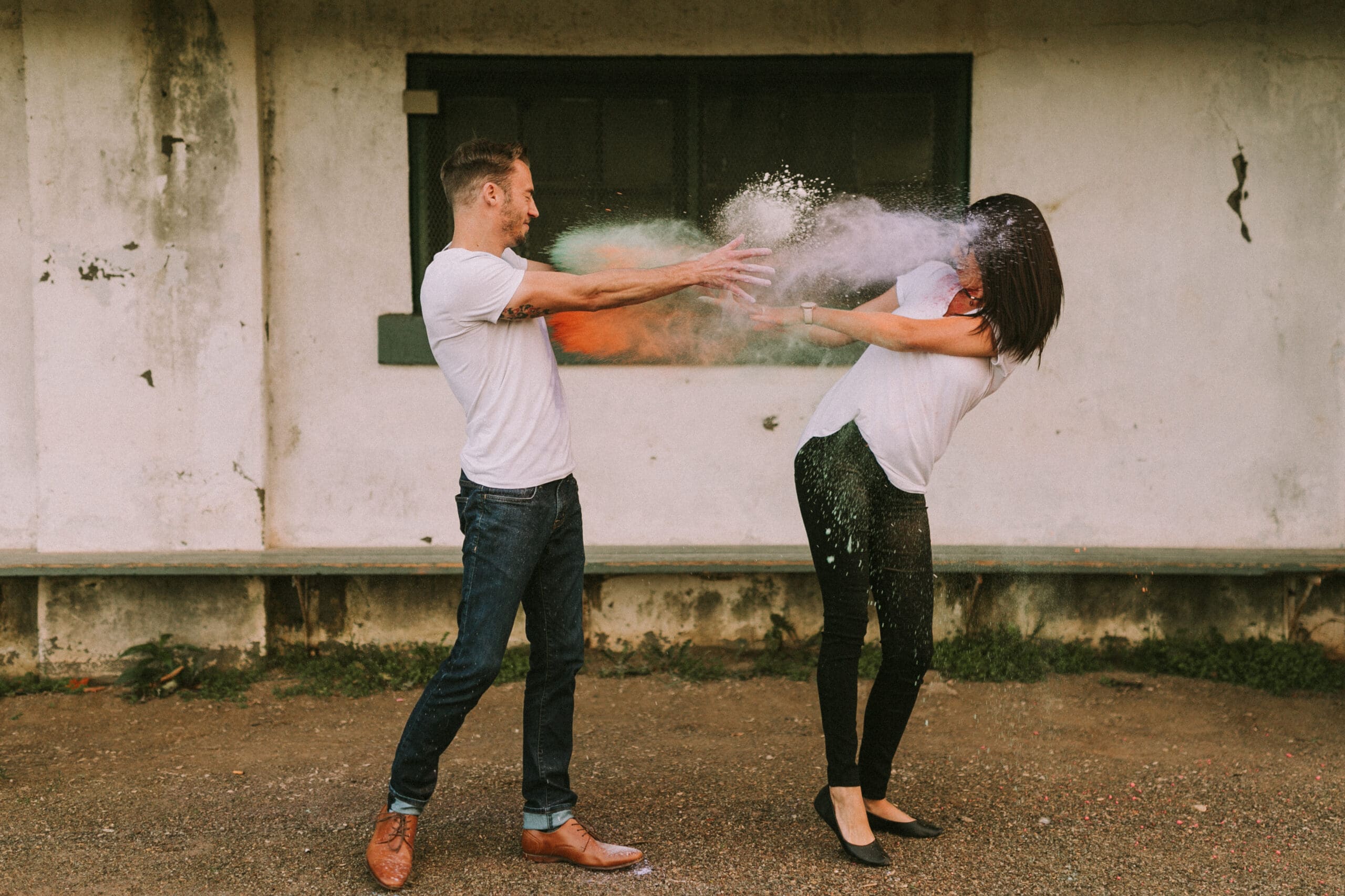 Chalk fight engagement black wing coffee bar engagement cambridge ontario kitchener wedding photographer featured scaled