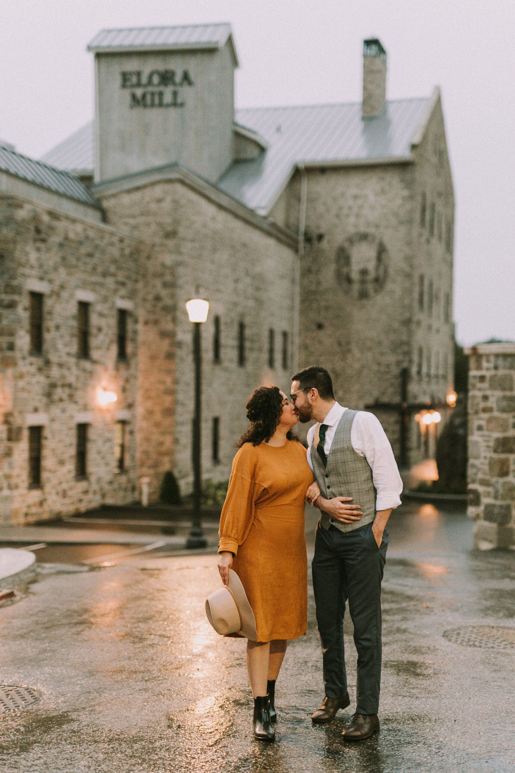 Elora Mill Wedding Ontario luxury weddings photographer kitchener eloramill hotel and spa fall christian toronto scaled
