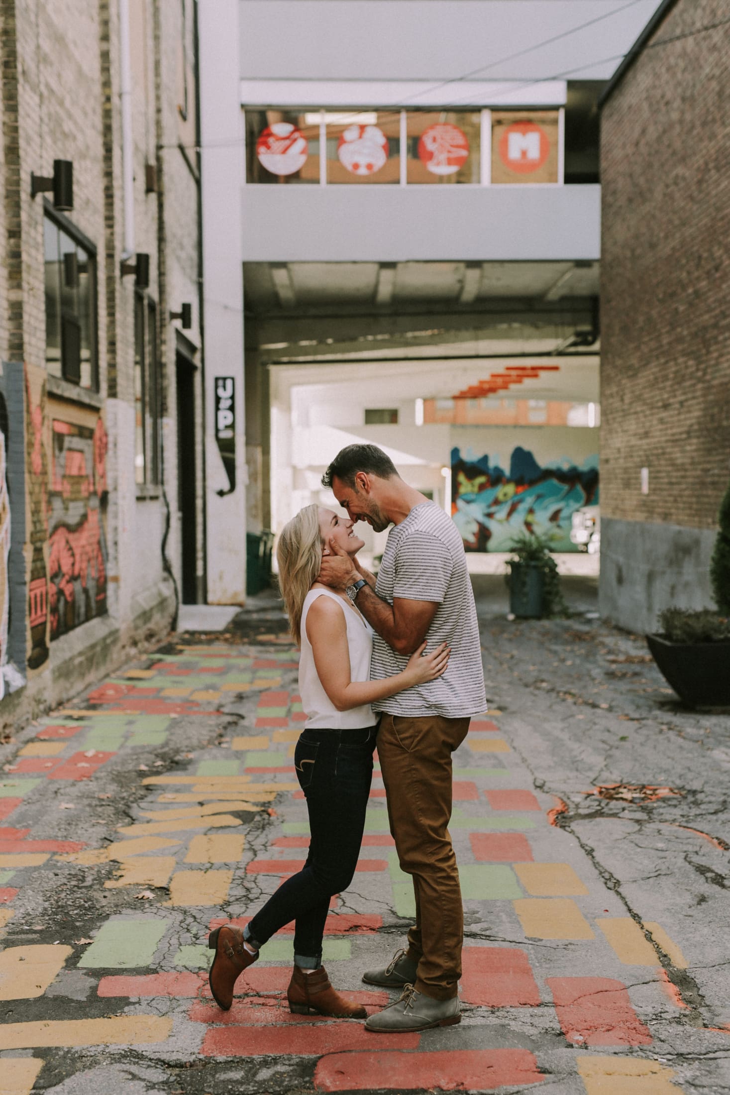 Kitchener waterloo engagement wedding urban adventurous hipster settlement co5