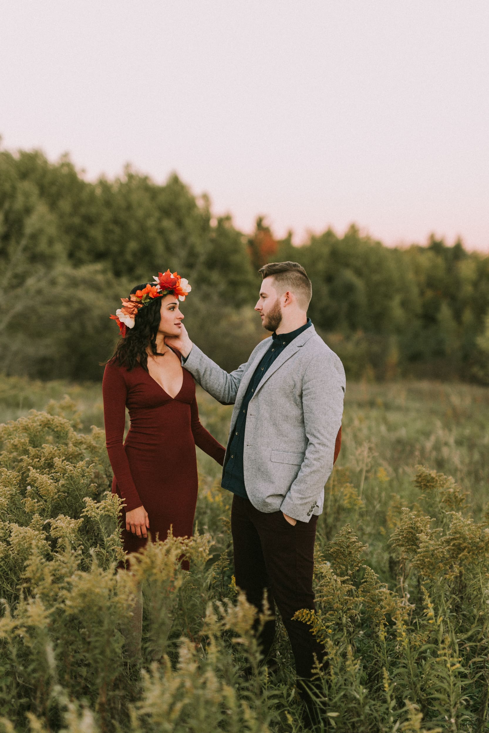 huron natural area kitchener fall engagement featured