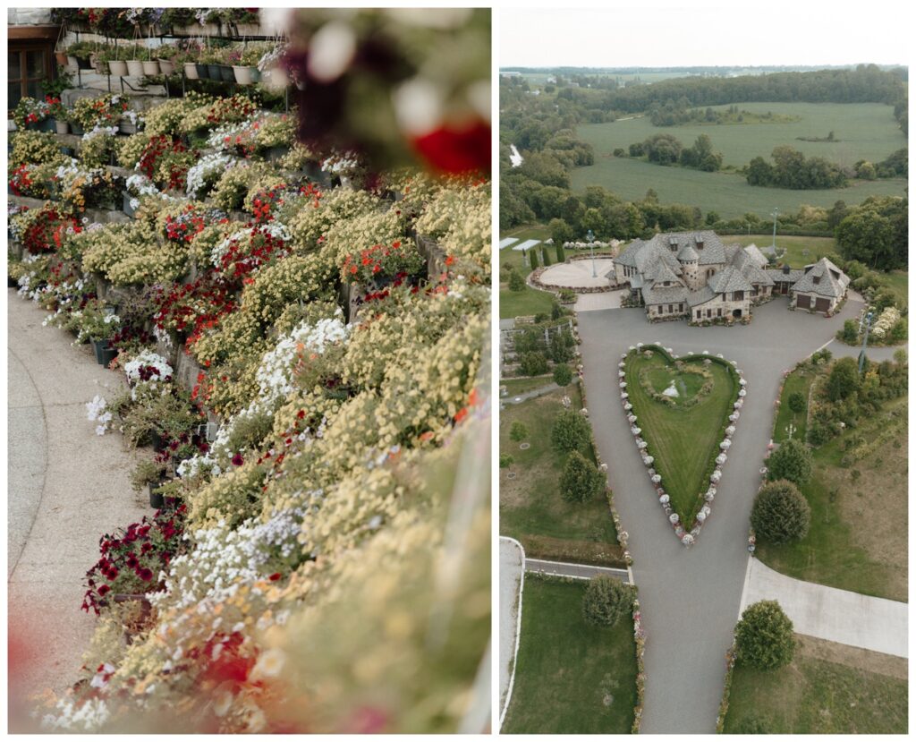 Catana Estates Luxury Garden Wedding Venue near Toronto Wedding Photographer Mansion Flowers6