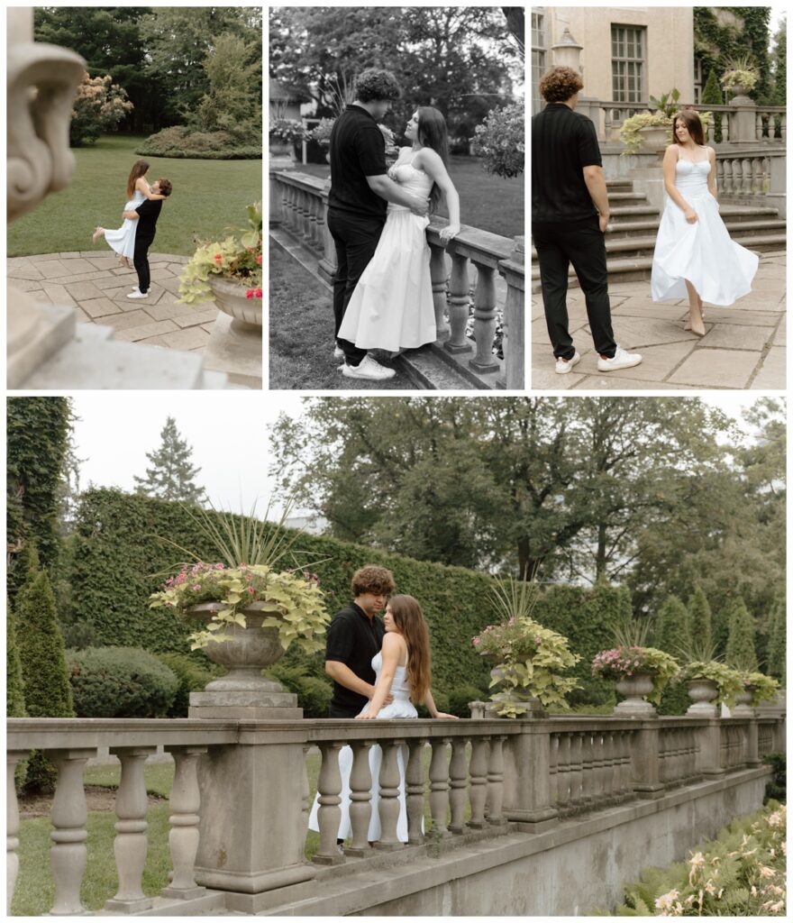 Parkwood Estate Romantic Dreamy Garden Mansion Fountain Engagement Session Toronto Luxury Wedding Photographer4