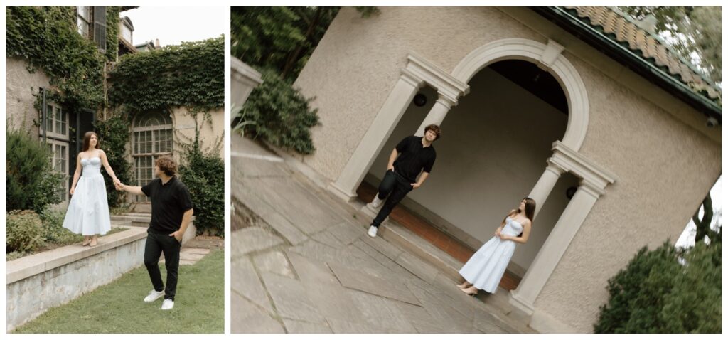 Parkwood Estate Romantic Dreamy Garden Mansion Fountain Engagement Session Toronto Luxury Wedding Photographer7